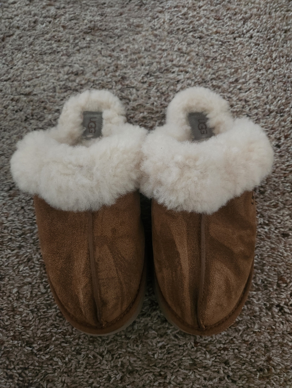 Ugg Womens Slippers Chestnet Suede Size 8
